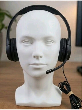 Plantronics .Audio 355 Stereo Headset Wired Noise Canceling Mic PC Laptop 3.5mm